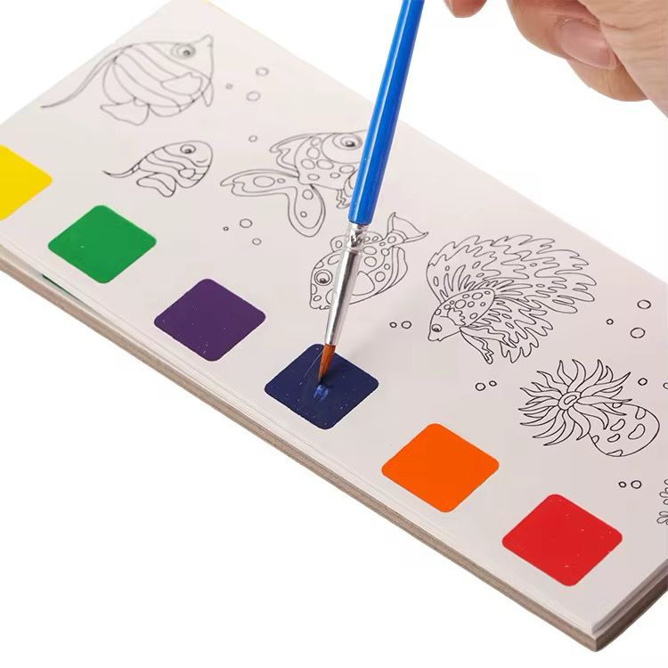 Painting Bookmark Set – Creative Watercolor Fun for Kids – Forest Animals, Princess, Happy Elf, Cute Pet