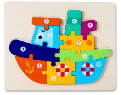 Puzzle en bois animaux | Jouets éducatifs d'apprentissage sensoriel pour le développement précoce Puzzles en bois - Choisissez-en 1