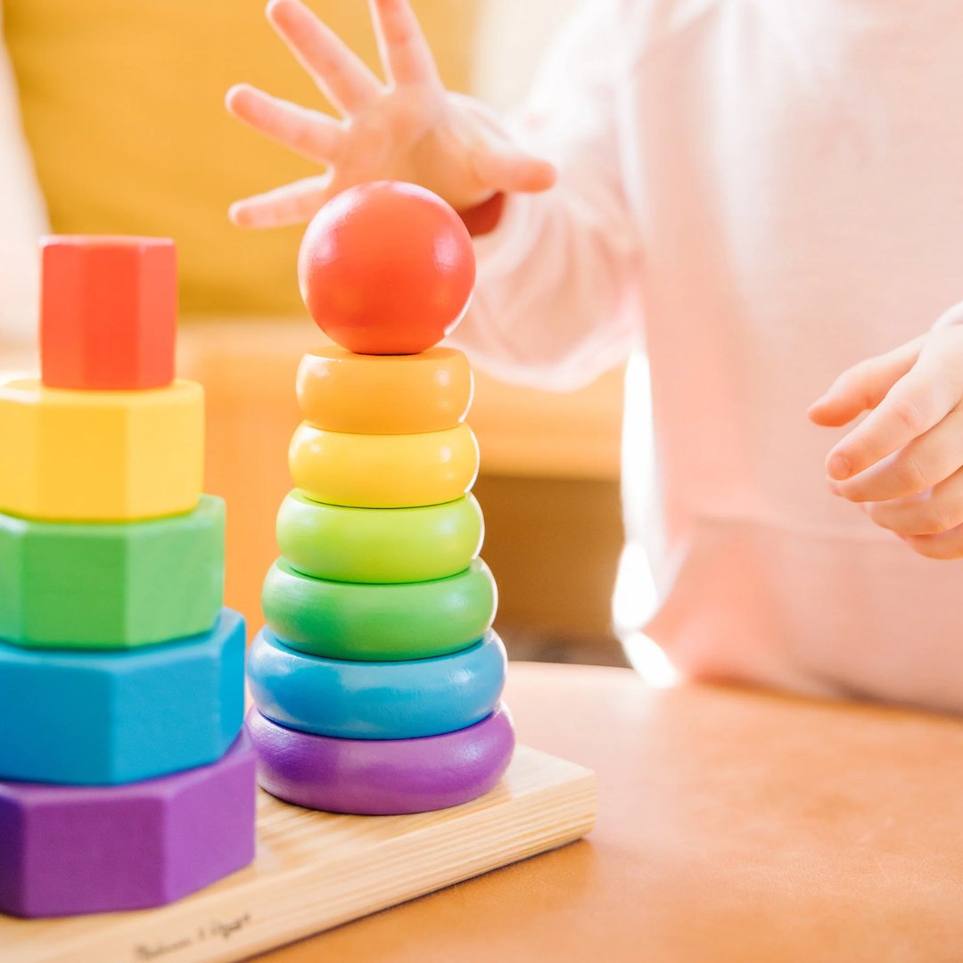 Apilador geométrico de madera (Melissa & Doug)