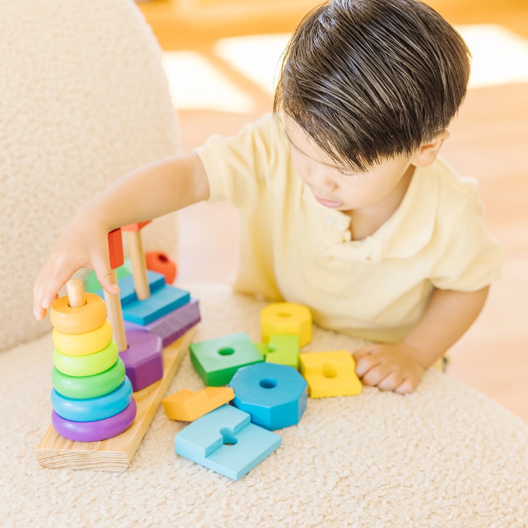 Apilador geométrico de madera (Melissa & Doug)