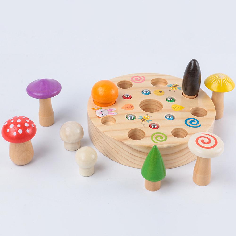 Mejor juego de pájaro carpintero Montessori para atrapar gusanos - Juguetes de motricidad fina
