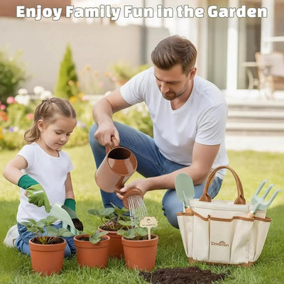 Kit d'outils de jardin pour enfants : jouer en mettant la main à la pâte