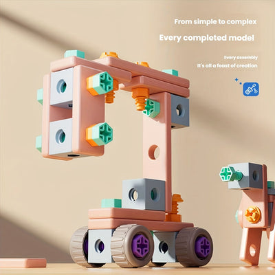 Fidtoy Kit de tournevis créatif pour tout-petits - Apprentissage STEM et motricité fine