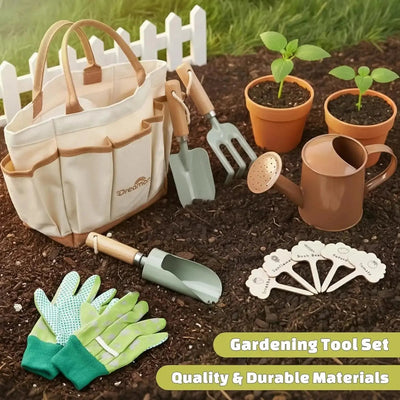 Kit d'outils de jardin pour enfants : jouer en mettant la main à la pâte