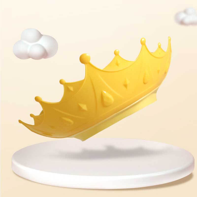 Fidtoy Bonnet de Douche pour Bébé – Visière Couronne Réglable pour la Protection des Yeux et des Oreilles, Plaisir du Bain et de la Nage