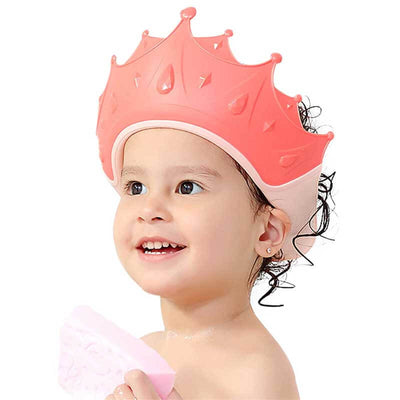 Fidtoy Bonnet de Douche pour Bébé – Visière Couronne Réglable pour la Protection des Yeux et des Oreilles, Plaisir du Bain et de la Nage