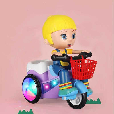 Tricycle cascades électrique Fidtoy avec lumières et musique pour enfants