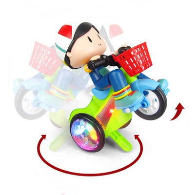 Tricycle cascades électrique Fidtoy avec lumières et musique pour enfants