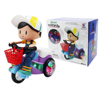 Tricycle cascades électrique Fidtoy avec lumières et musique pour enfants