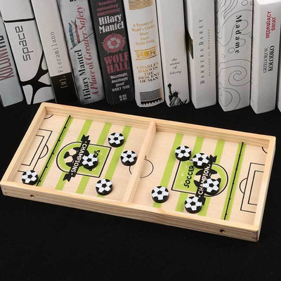 Jeu de société lance-balles Fidtoy Junior Football | Jeu d'intérieur en bois pour enfants et toute la famille