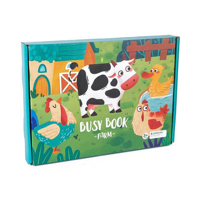 Livre d'activités Montessori Fidtoy pour tout-petits avec dinosaures et activités à la ferme
