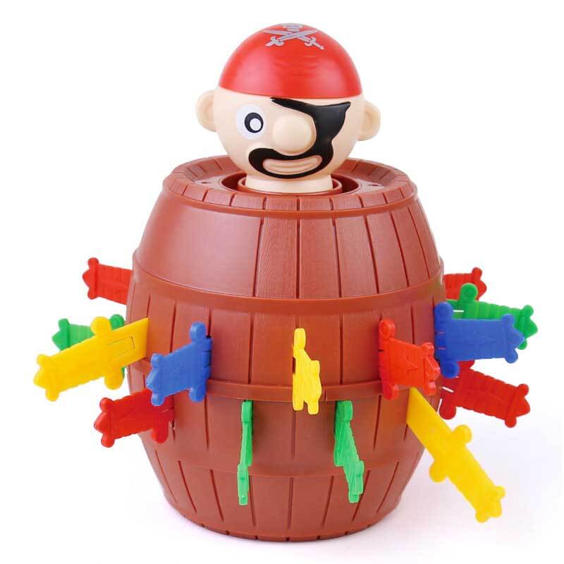 Juego de mesa Fidtoy Pop-Up Pirate para niños – Juego de mesa interactivo familiar y para fiestas