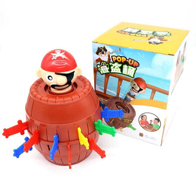 Juego de mesa Fidtoy Pop-Up Pirate para niños – Juego de mesa interactivo familiar y para fiestas