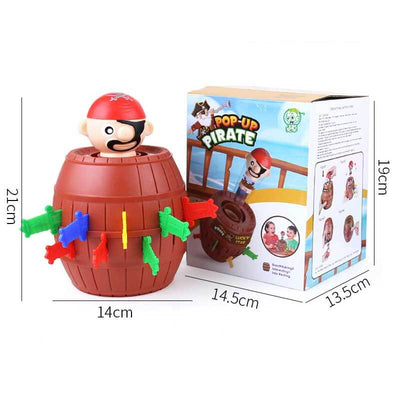 Juego de mesa Fidtoy Pop-Up Pirate para niños – Juego de mesa interactivo familiar y para fiestas