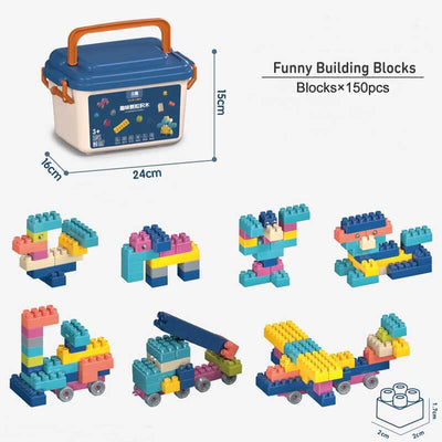 Fidtoy – Ensemble de 600 Blocs de Construction | Jouet de Construction Créatif pour Enfants de 3 à 8 Ans
