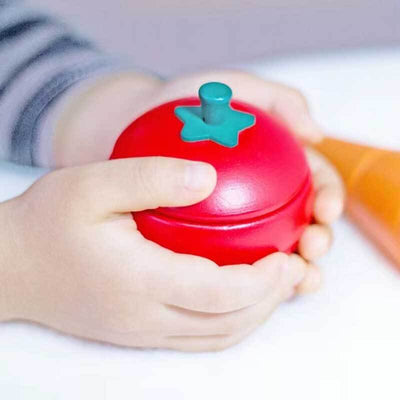 Fidtoy Set de jeu en bois pour enfants, jouet de cuisine pour tout-petits, jouet de découpe de fruits, jouet d'apprentissage Montessori pour les enfants de 1, 2, 3 ans, jeu à la maison.