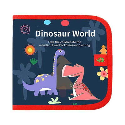 Livre de coloriage réutilisable Fidtoy, jouet de dessin sans dégâts pour enfants