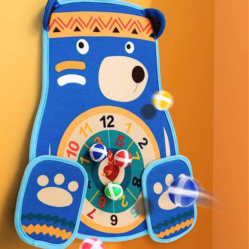 Fidtoy Bear Paw Catching Game for Kids | Educational Toy for Hand-Eye Coordination
