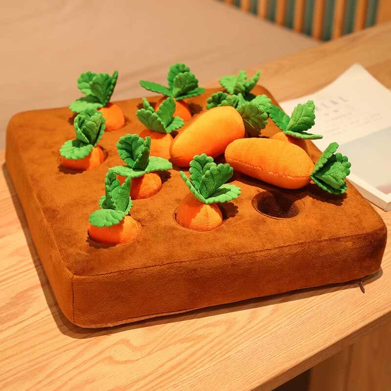 Fidtoy Plush Carrot Pulling Toy for Toddlers – Interactive Early Learning Game Ages 3+