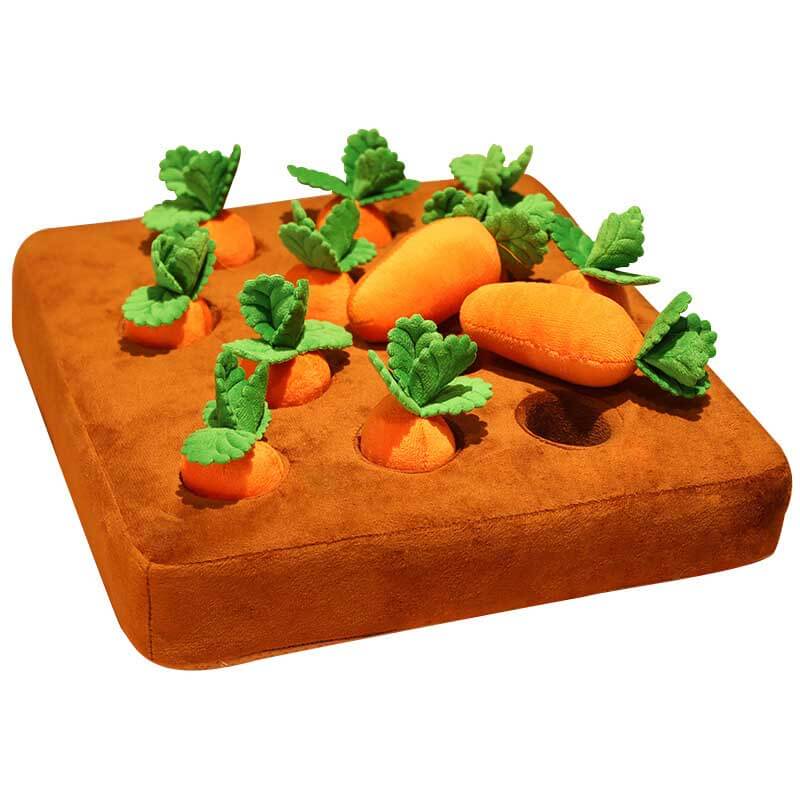 Fidtoy Plush Carrot Pulling Toy for Toddlers – Interactive Early Learning Game Ages 3+