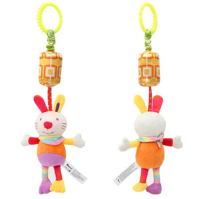 Fidtoy Peluche Colgante para Recién Nacidos y Niños Pequeños | Juguete Sensorial para Bebés para Cuna, Cochecito y Silla de Coche