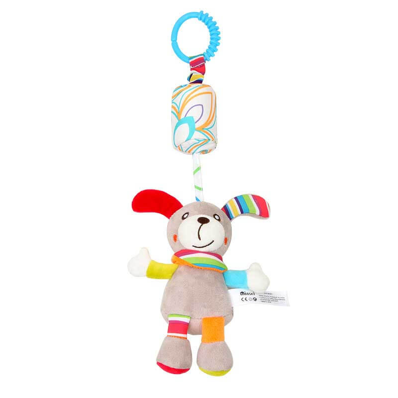 Fidtoy Peluche Colgante para Recién Nacidos y Niños Pequeños | Juguete Sensorial para Bebés para Cuna, Cochecito y Silla de Coche