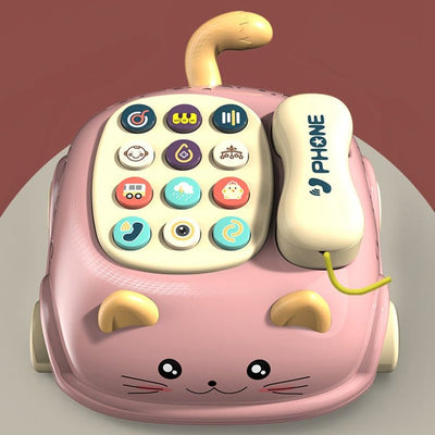 Ensemble de téléphones à tirer pour enfants - Activité d'apprentissage amusante - 215