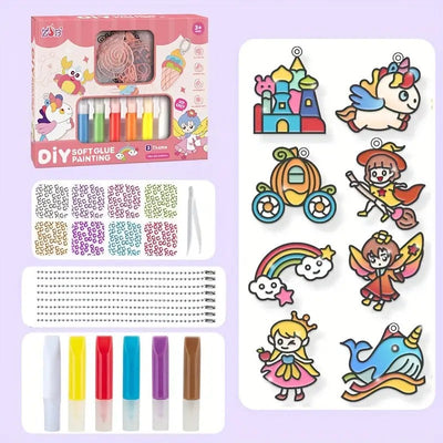 DIY Creative Soft Glue Art Kit Princess Series - 521