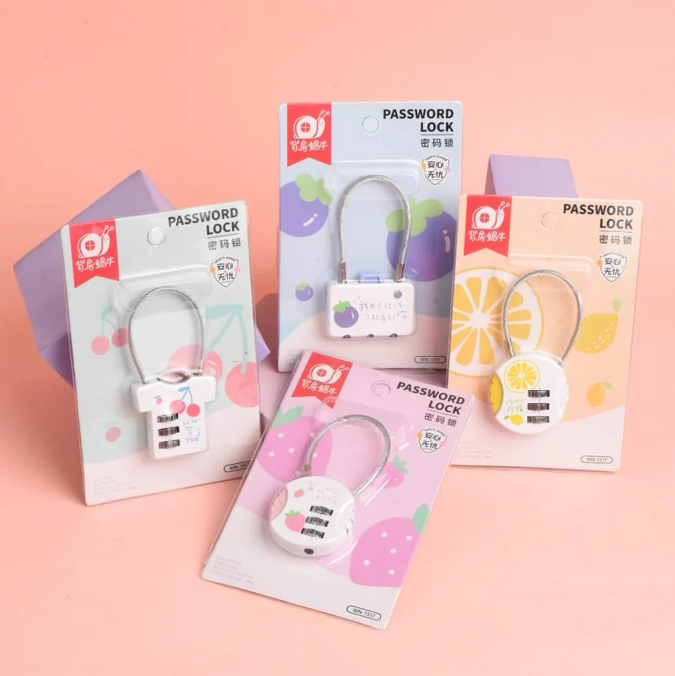 Fruits Style Secret Password Lock - 317