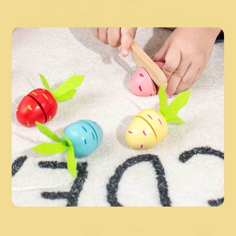 Fidtoy Animal Carrot Matching Montessori Toy | Toddler Fine Motor & Color Recognition Learning Toy
