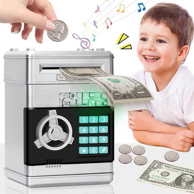 Fidtoy Linda Hucha para Niñas | Mini Cajero Automático Educativo para que los Niños Aprendan a Ahorrar en Casa
