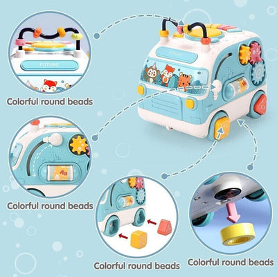 Autobus Fidtoy Musical d'activités avec lumières et sons