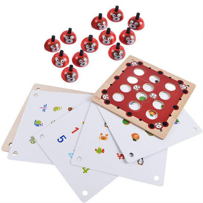 Jeu de mémoire Montessori en bois - Jouets mathématiques