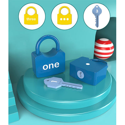 Onshine - Candados numéricos y candados alfabéticos - Juguetes para desarrollar la motricidad fina