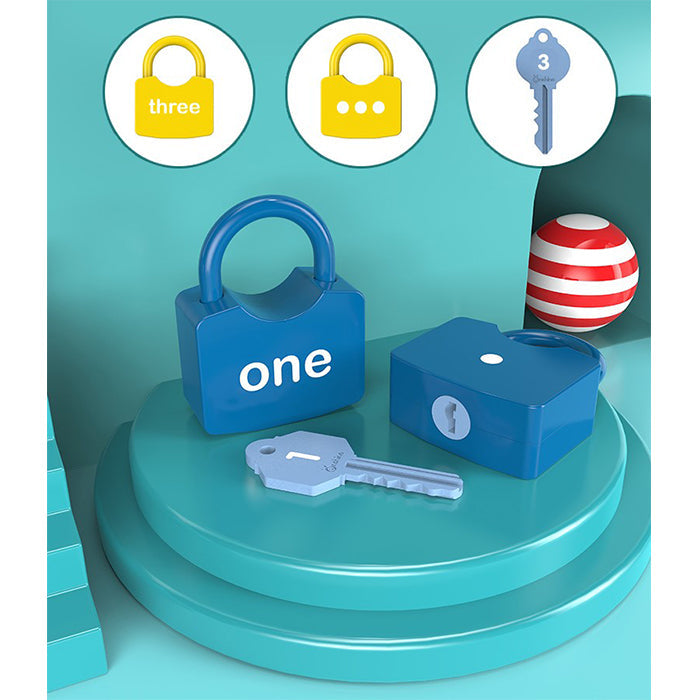 Onshine - Candados numéricos y candados alfabéticos - Juguetes para desarrollar la motricidad fina
