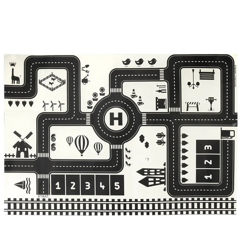 Car adventure™ - Alfombrilla de juego Toverstad