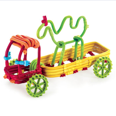 Fidtoy Kit de Construction de Tiges Souples Twister 3D, 85 Pièces
