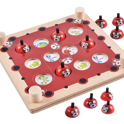 Jeu de mémoire Montessori en bois - Jouets mathématiques