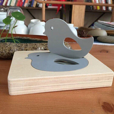 Puzzles animaux multicouches - Puzzle Montessori en bois écologique