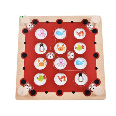 Jeu de mémoire Montessori en bois - Jouets mathématiques