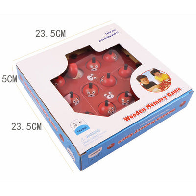 Jeu de mémoire Montessori en bois - Jouets mathématiques