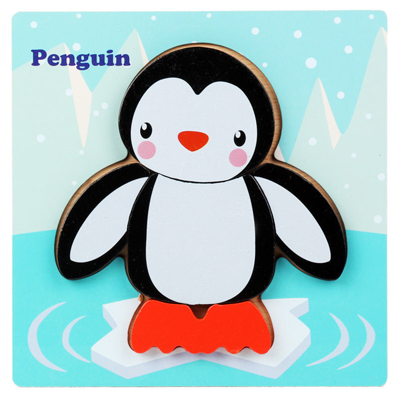 Rompecabezas básico para niños Principiantes Varios diseños Oso, Avión, Mariposa, Abeja, Mariquita, Barco Rompecabezas de madera