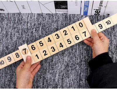 Wooden Math Scale Calculating Ruler