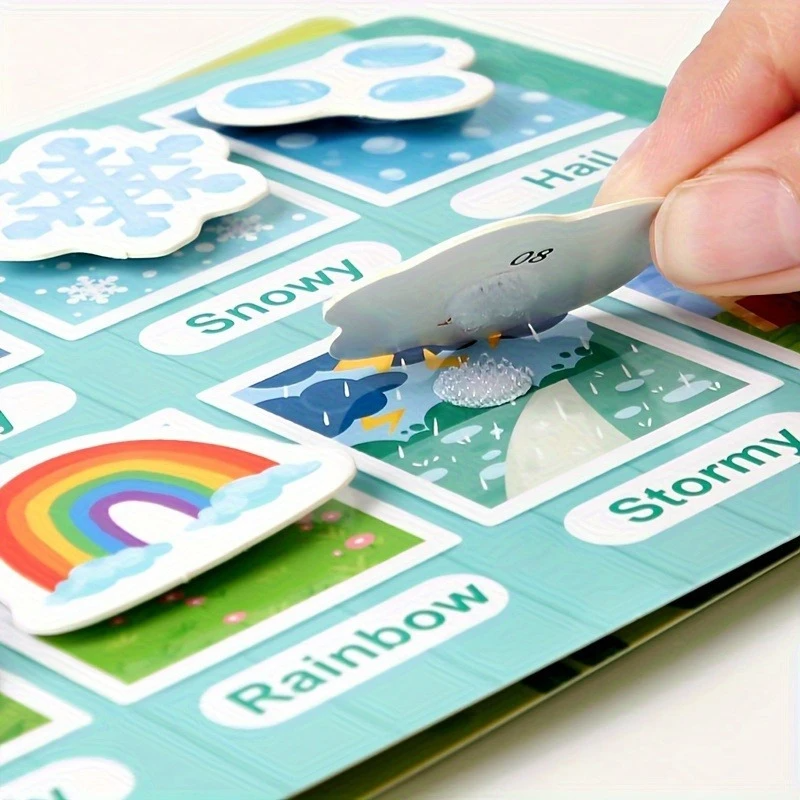 Libro sensorial Montessori Fidtoy para niños pequeños, aprendizaje interactivo del alfabeto