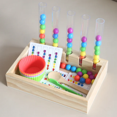 Rainbow Beads Clip Music