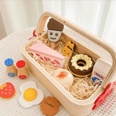 Wooden Dessert Basket