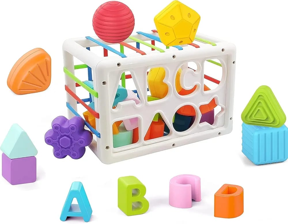 Clasificador de formas y abecedario Huanger para bebés - 209