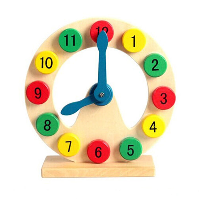 Reloj de madera clásico - Juguetes de matemáticas