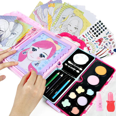 Trousse de Maquillage pour Enfants – Kit d'Art de Peinture Faciale Fantaisie et Amusant