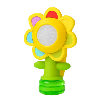 Máquina de burbujas de flores de siete colores